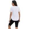 image:imageWomens Workout Tops for Women Sun Shirts UPF 50 Short Sleeve UV Protection Shirt Lightweight Quick Dry Hiking Top for WomenWhite
