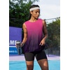 image:imageWorkout Tops for Women Loose Fit Sleeveless Yoga Tank Tops Crew Neck Fitness Clothing Athletic Running Gym ShirtsPrinted 1