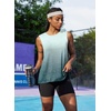 image:imageWorkout Tops for Women Loose Fit Sleeveless Yoga Tank Tops Crew Neck Fitness Clothing Athletic Running Gym ShirtsPrinted 2