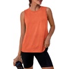 image:imageWorkout Tops for Women Loose Fit Sleeveless Yoga Tank Tops Crew Neck Fitness Clothing Athletic Running Gym ShirtsRed