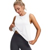 image:imageWorkout Tops for Women Loose Fit Sleeveless Yoga Tank Tops Crew Neck Fitness Clothing Athletic Running Gym ShirtsWhite