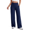 image:imageAlaroo Wide Leg Pants for Women Casual Yoga Tummy ControlDark Blue