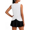 image:imageWorkout Tops for Women Loose Fit Sleeveless Yoga Tank Tops Crew Neck Fitness Clothing Athletic Running Gym ShirtsWhite