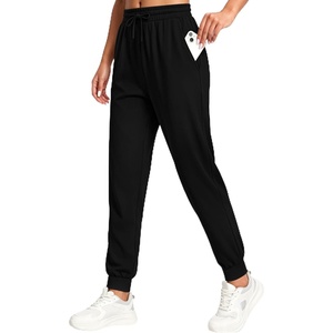 image:imageAlaroo Joggers for Women with Pockets Gym Clothes Active Pants SweatpantsBlack