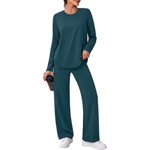 image:imageAlaroo Womens 2 Piece Workout Sets Pilates Yoga Outfits Gym Active WearTeal