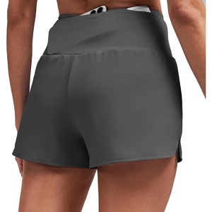 image:imageAlaroo Womens Athletic Shorts High Waisted Liner Running Shorts for Tennis Workout Gym Track Yoga with Pockets 2026Grey