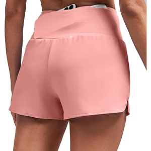 image:imageAlaroo Womens Athletic Shorts High Waisted Liner Running Shorts for Tennis Workout Gym Track Yoga with Pockets 2026Pink