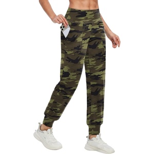 image:imageAlaroo Womens Joggers Pants 27 High Waisted Athletic Workout Sweatpants for Lounge Running Yoga GymCamo