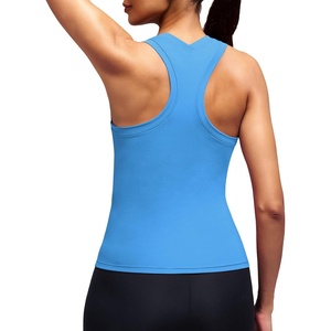 image:imageAlaroo Workout Tank Tops for Women Racerback Athletic Gym Clothes Womens Yoga Tight Fit Sleeveless Shirts ActivewearRoyal Blue