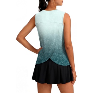 image:imageWorkout Tops for Women Loose Fit Sleeveless Yoga Tank Tops Crew Neck Fitness Clothing Athletic Running Gym ShirtsPrinted 2