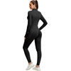 image:imageAlaroo 2 Piece Workout Sets for Women 4 Pockets Clothing Matching LeggingsBlack
