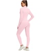 image:imageAlaroo 2 Piece Workout Sets for Women 4 Pockets Clothing Matching LeggingsPink
