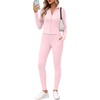 image:imageAlaroo 2 Piece Workout Sets for Women 4 Pockets Clothing Matching LeggingsPink