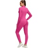 image:imageAlaroo 2 Piece Workout Sets for Women 4 Pockets Clothing Matching LeggingsRed