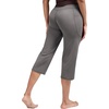 image:imageAlaroo Capri Pants for Women High Waisted Yoga Pants with Pockets  Cropped Workout Leggings for Athletic Casual SummerGrey