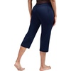 image:imageAlaroo Capri Pants for Women High Waisted Yoga Pants with Pockets  Cropped Workout Leggings for Athletic Casual SummerNavy Blue