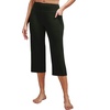 image:imageAlaroo Capri Pants for Women High Waisted Yoga Pants with Pockets  Cropped Workout Leggings for Athletic Casual SummerOlive Green