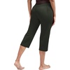 image:imageAlaroo Capri Pants for Women High Waisted Yoga Pants with Pockets  Cropped Workout Leggings for Athletic Casual SummerOlive Green