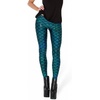 image:imageAlaroo Halloween Shiny Fish Scale Mermaid Leggings for Women Pants S4XL02peacock Blue