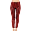 image:imageAlaroo Halloween Shiny Fish Scale Mermaid Leggings for Women Pants S4XL03red