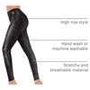 image:imageAlaroo Halloween Shiny Fish Scale Mermaid Leggings for Women Pants S4XL05black