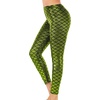 image:imageAlaroo Halloween Shiny Fish Scale Mermaid Leggings for Women Pants S4XL08lightgreen