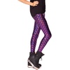 image:imageAlaroo Halloween Shiny Fish Scale Mermaid Leggings for Women Pants S4XL09purple