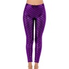 image:imageAlaroo Halloween Shiny Fish Scale Mermaid Leggings for Women Pants S4XL09purple