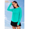 image:imageAlaroo Long Sleeve Shirts Workout Tops for Women UPF 50 Sun Shirt ClothingBlue