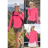 image:imageAlaroo Long Sleeve Shirts Workout Tops for Women UPF 50 Sun Shirt ClothingHot Pink