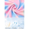 image:imageAlaroo Long Sleeve Shirts Workout Tops for Women UPF 50 Sun Shirt ClothingLight Blue Pink Tie Dye