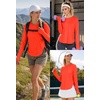 image:imageAlaroo Long Sleeve Shirts Workout Tops for Women UPF 50 Sun Shirt ClothingOrange
