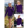 image:imageAlaroo Long Sleeve Shirts Workout Tops for Women UPF 50 Sun Shirt ClothingPurple