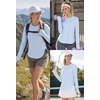 image:imageAlaroo Long Sleeve Shirts Workout Tops for Women UPF 50 Sun Shirt ClothingSky Blue