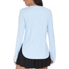 image:imageAlaroo Long Sleeve Shirts Workout Tops for Women UPF 50 Sun Shirt ClothingSky Blue