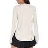 image:imageAlaroo Long Sleeve Shirts Workout Tops for Women UPF 50 Sun Shirt ClothingWhite