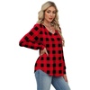 image:imageAlaroo Long Sleeve Shirts for Women V Neck Tops Pleated Tunic PrintPrint 01