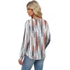 image:imageAlaroo Long Sleeve Shirts for Women V Neck Tops Pleated Tunic PrintPrint 04