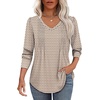 image:imageAlaroo Long Sleeve Shirts for Women V Neck Tops Pleated Tunic PrintPrint 05