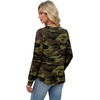 image:imageAlaroo Long Sleeve Shirts for Women V Neck Tops Pleated Tunic PrintPrint 06