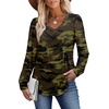 image:imageAlaroo Long Sleeve Shirts for Women V Neck Tops Pleated Tunic PrintPrint 06