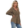 image:imageAlaroo Long Sleeve Shirts for Women V Neck Tops Pleated Tunic PrintPrint 07