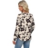 image:imageAlaroo Long Sleeve Shirts for Women V Neck Tops Pleated Tunic PrintPrint 11