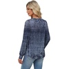 image:imageAlaroo Long Sleeve Shirts for Women V Neck Tops Pleated Tunic PrintPrint 13