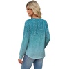 image:imageAlaroo Long Sleeve Shirts for Women V Neck Tops Pleated Tunic PrintPrint 14