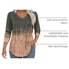 image:imageAlaroo Long Sleeve Shirts for Women V Neck Tops Pleated Tunic PrintPrint 18