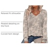 image:imageAlaroo Long Sleeve Shirts for Women V Neck Tops Pleated Tunic PrintPrint 21