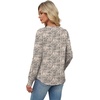 image:imageAlaroo Long Sleeve Shirts for Women V Neck Tops Pleated Tunic PrintPrint 21