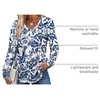 image:imageAlaroo Long Sleeve Shirts for Women V Neck Tops Pleated Tunic PrintPrint 23