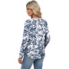 image:imageAlaroo Long Sleeve Shirts for Women V Neck Tops Pleated Tunic PrintPrint 23
